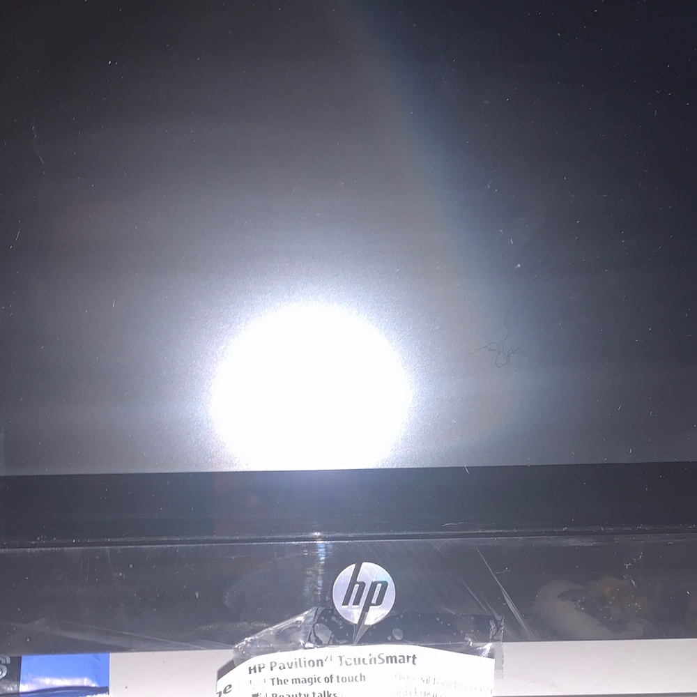 HP Pavilion TouchSmart Silver and Black Laptop